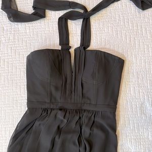 BCBG evening gown. Halter tie or strapless